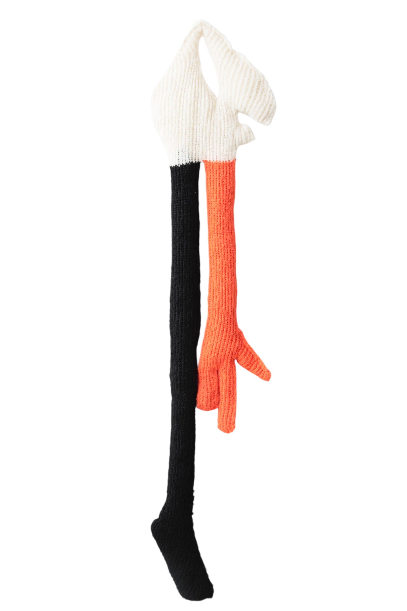WALTER VAN BEIRENDONCK ALIEN KNITTED SCARF
