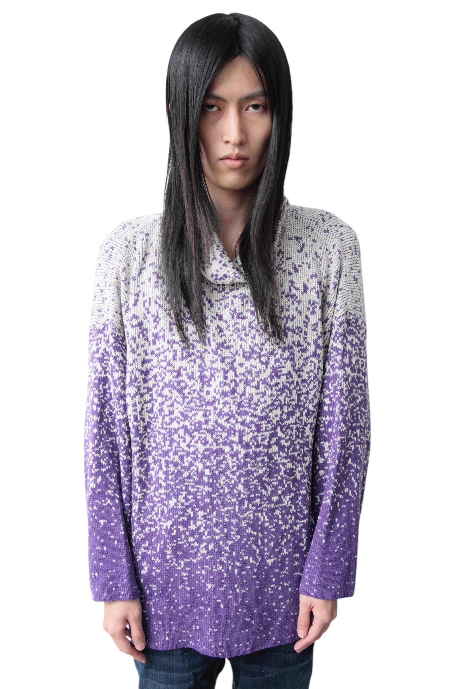 GRADATION HIGH NECK SWEATER