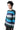 MILKBOY MULTI COLOR STRIPED SHAGGY SWEATER