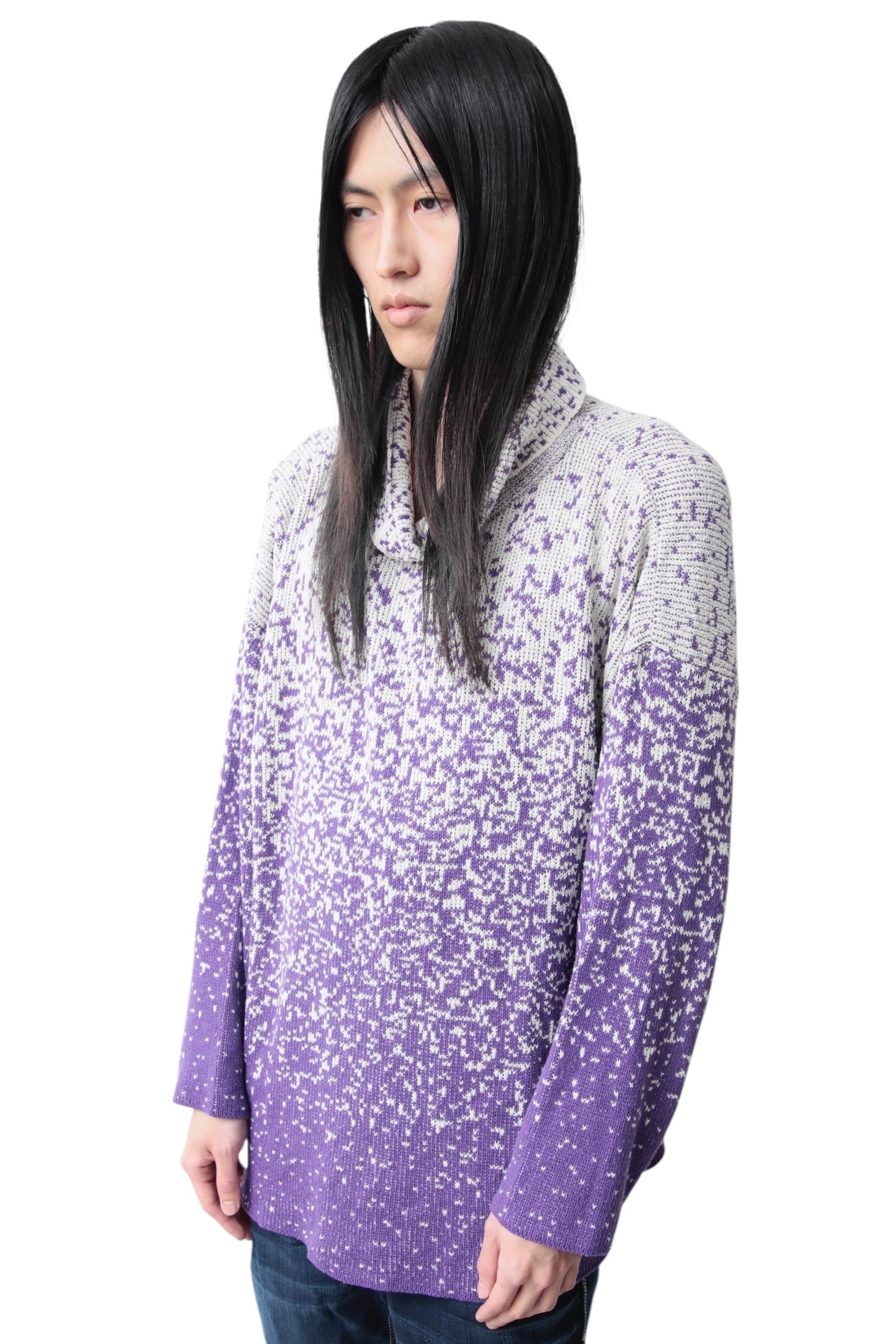 GRADATION HIGH NECK SWEATER