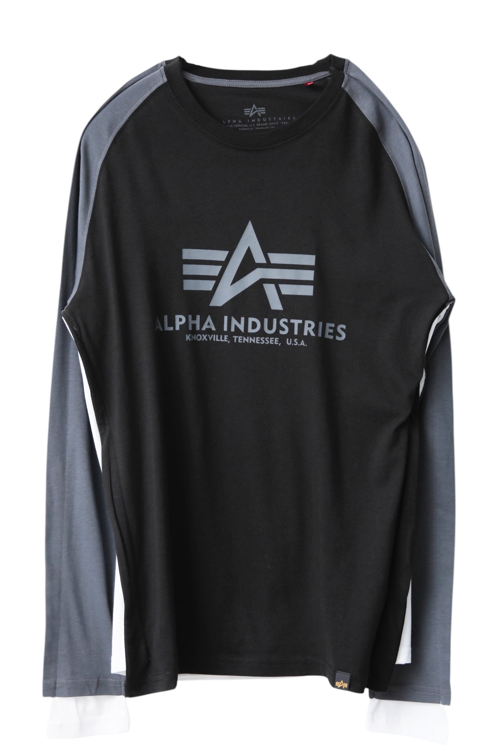 PROTOTYPES UPCYCLED T-SHIRTS BLACK 2-D TEE LONGSLEEVE