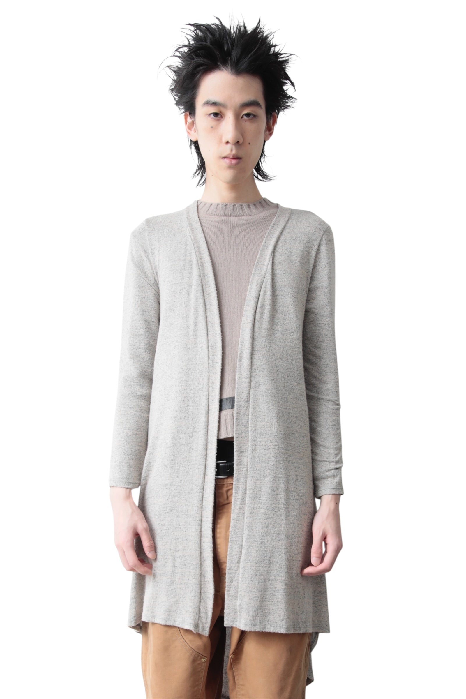 RHINESTONE GRAPHIC LONG CARDIGAN