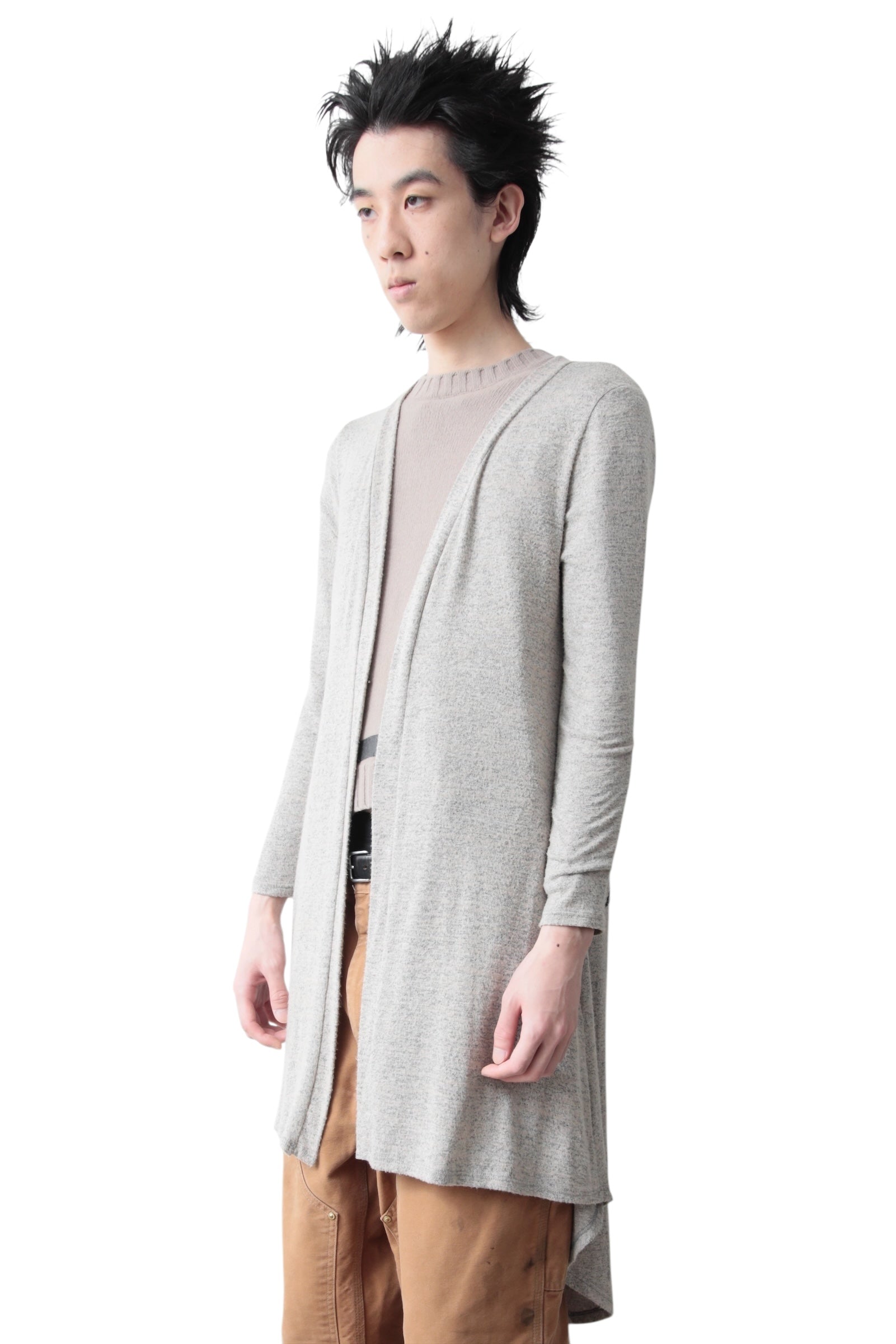 RHINESTONE GRAPHIC LONG CARDIGAN