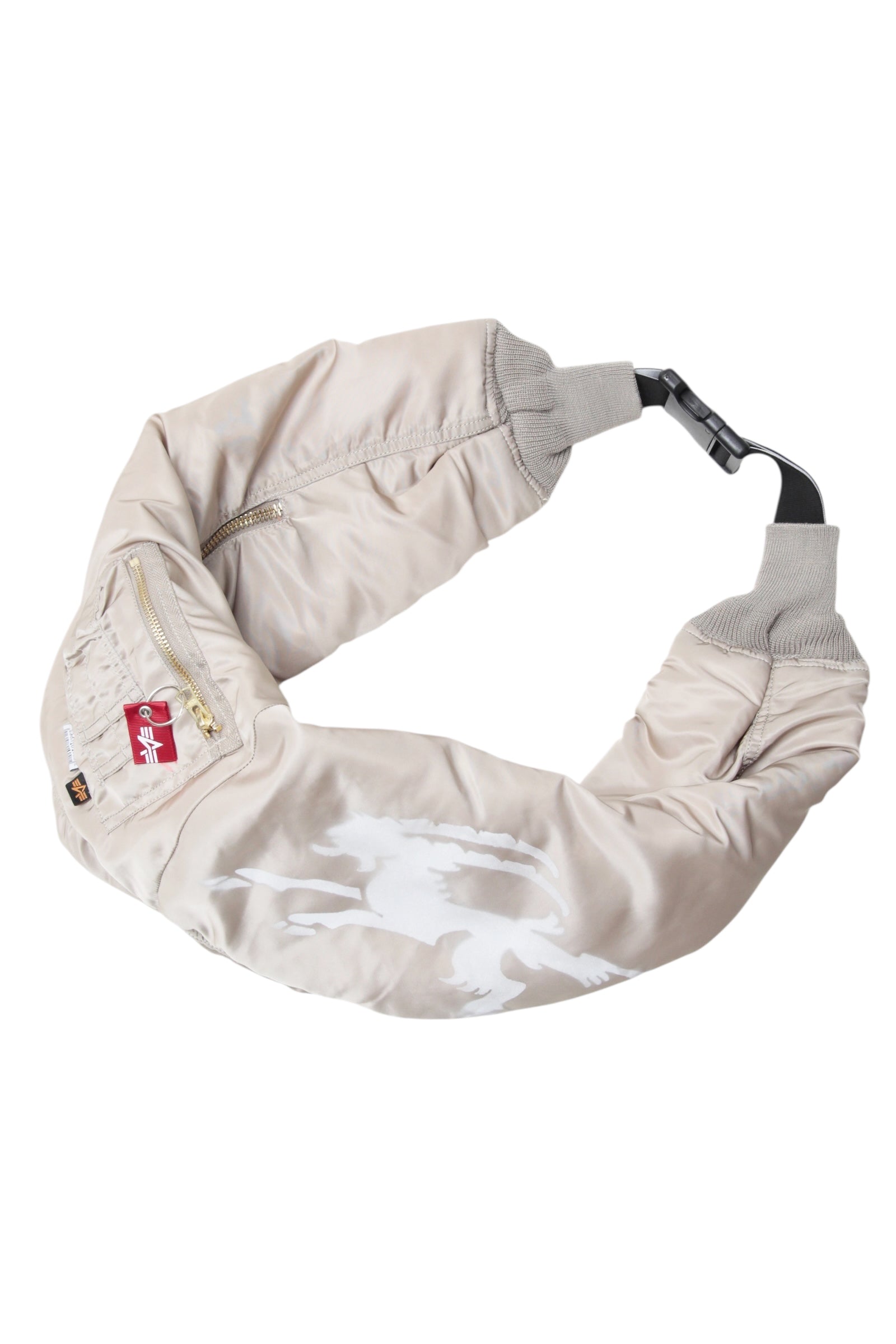 PROTOTYPES TECHNICAL NYLON SAND BOMBER SLEEVE BAG