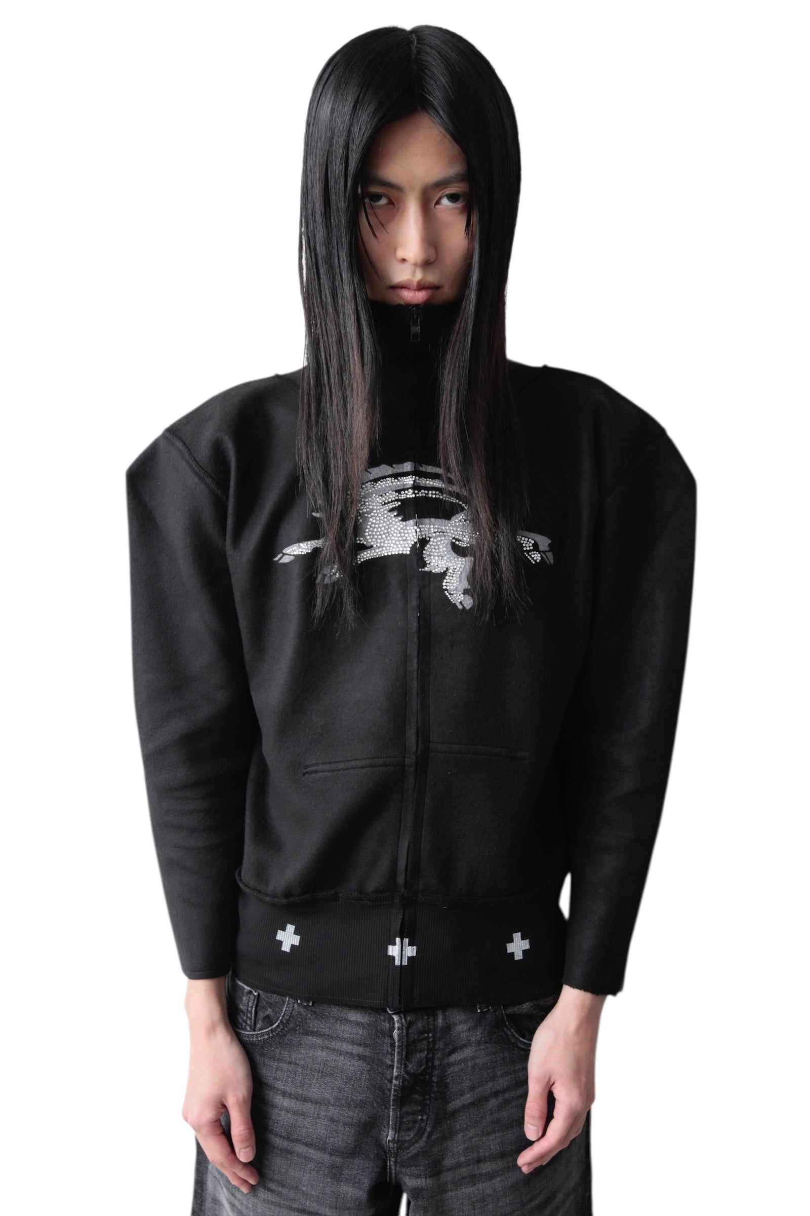 PROTOTYPES FLEECE BCKD JERSEY BLACK INSIDE OUT FLEECE