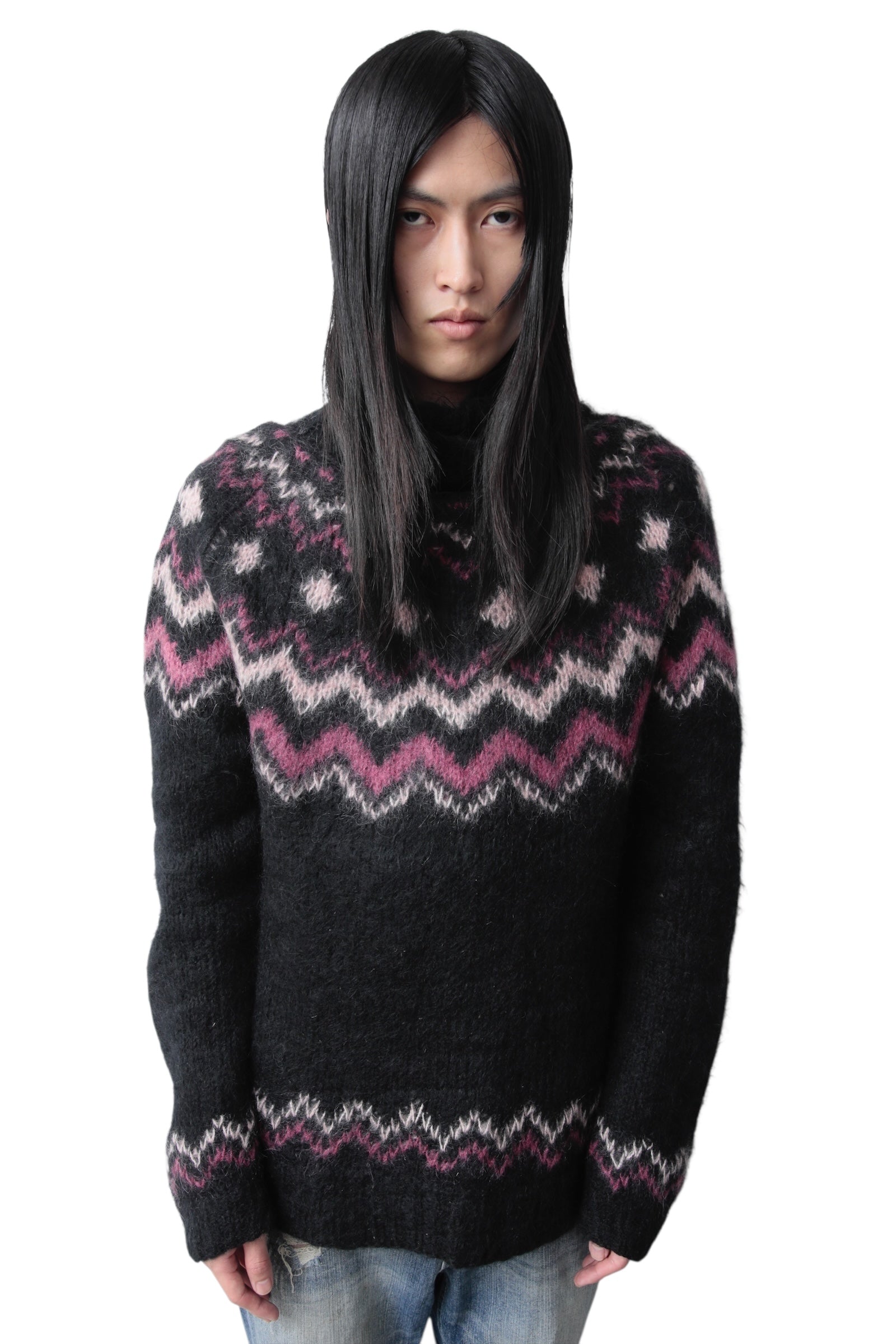 NORDIC HIGH NECK SWEATER