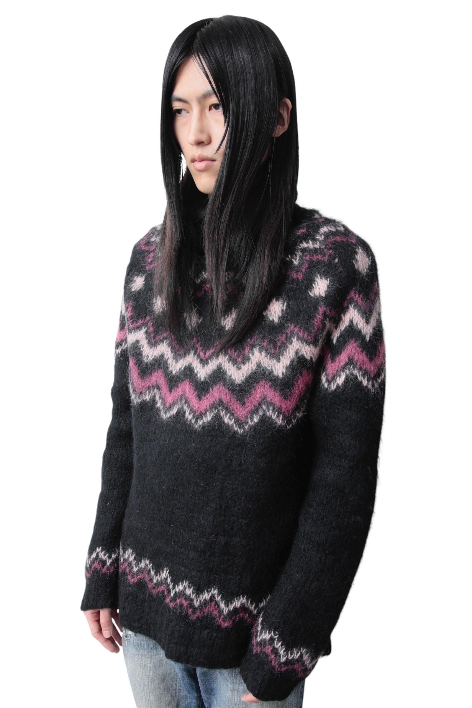 NORDIC HIGH NECK SWEATER