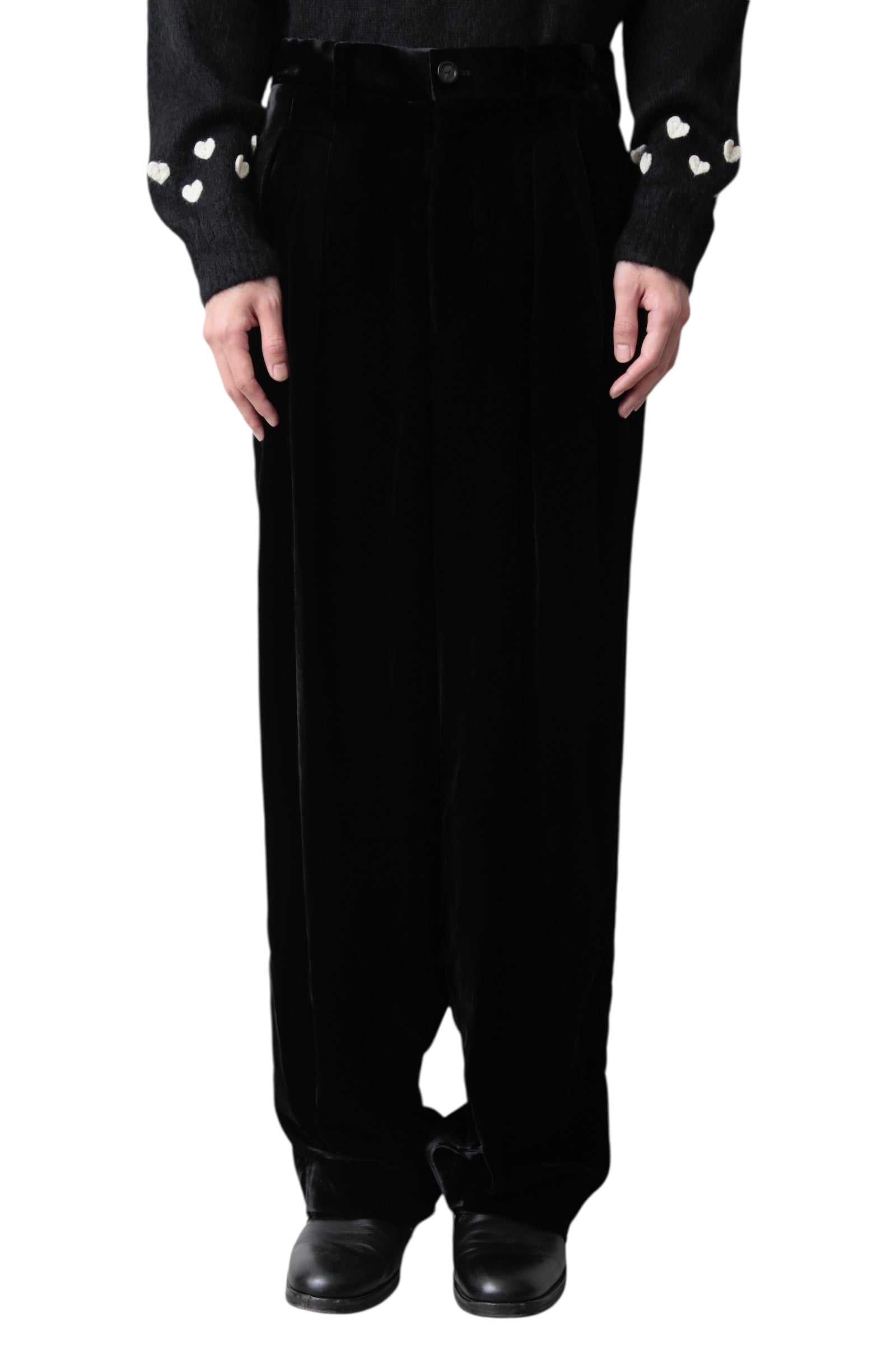 TAKAHIROMIYASHITATHESOLOIST TWELVE-TUCK SLACKS