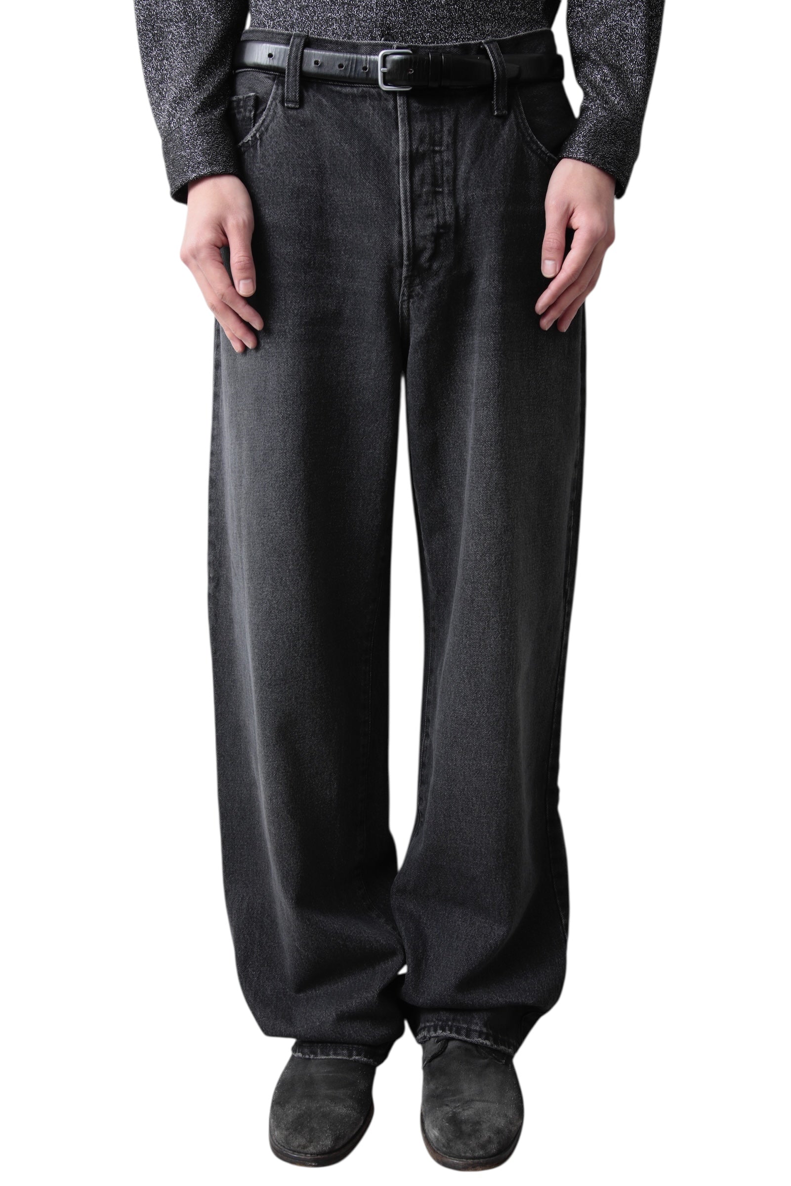 FADED BAGGY DENIM PANTS