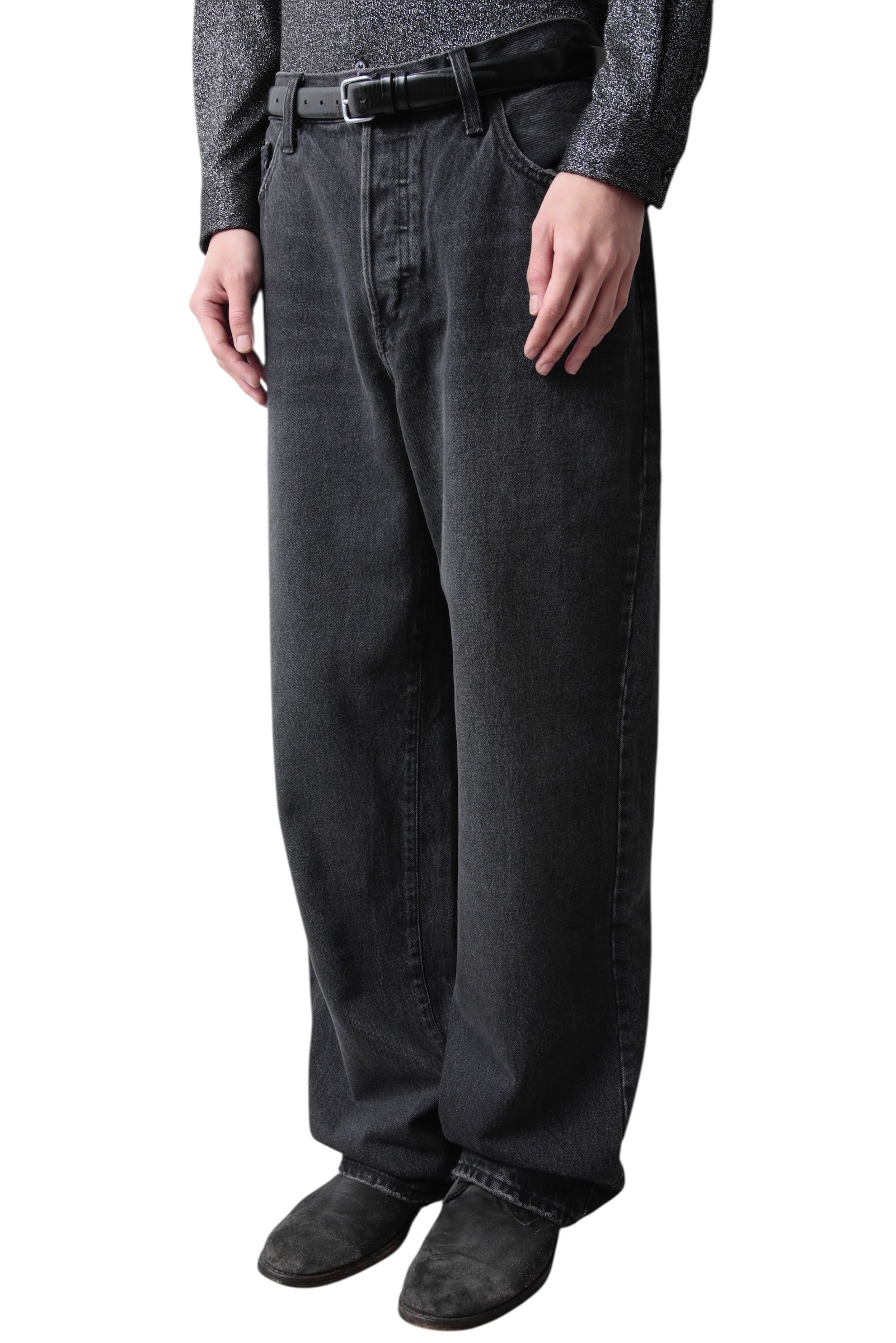 FADED BAGGY DENIM PANTS