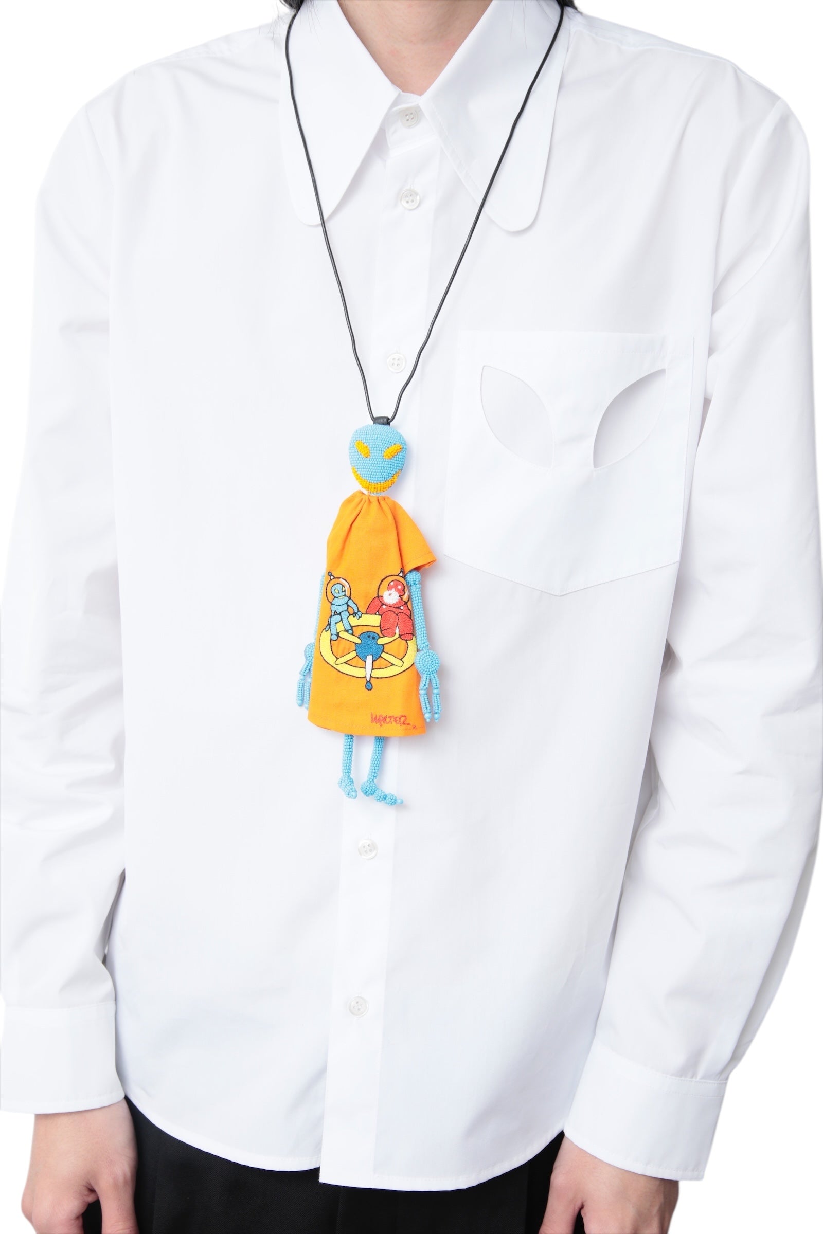 WALTER VAN BEIRENDONCK ALIEN FRIEND + W DRESS JEWEL