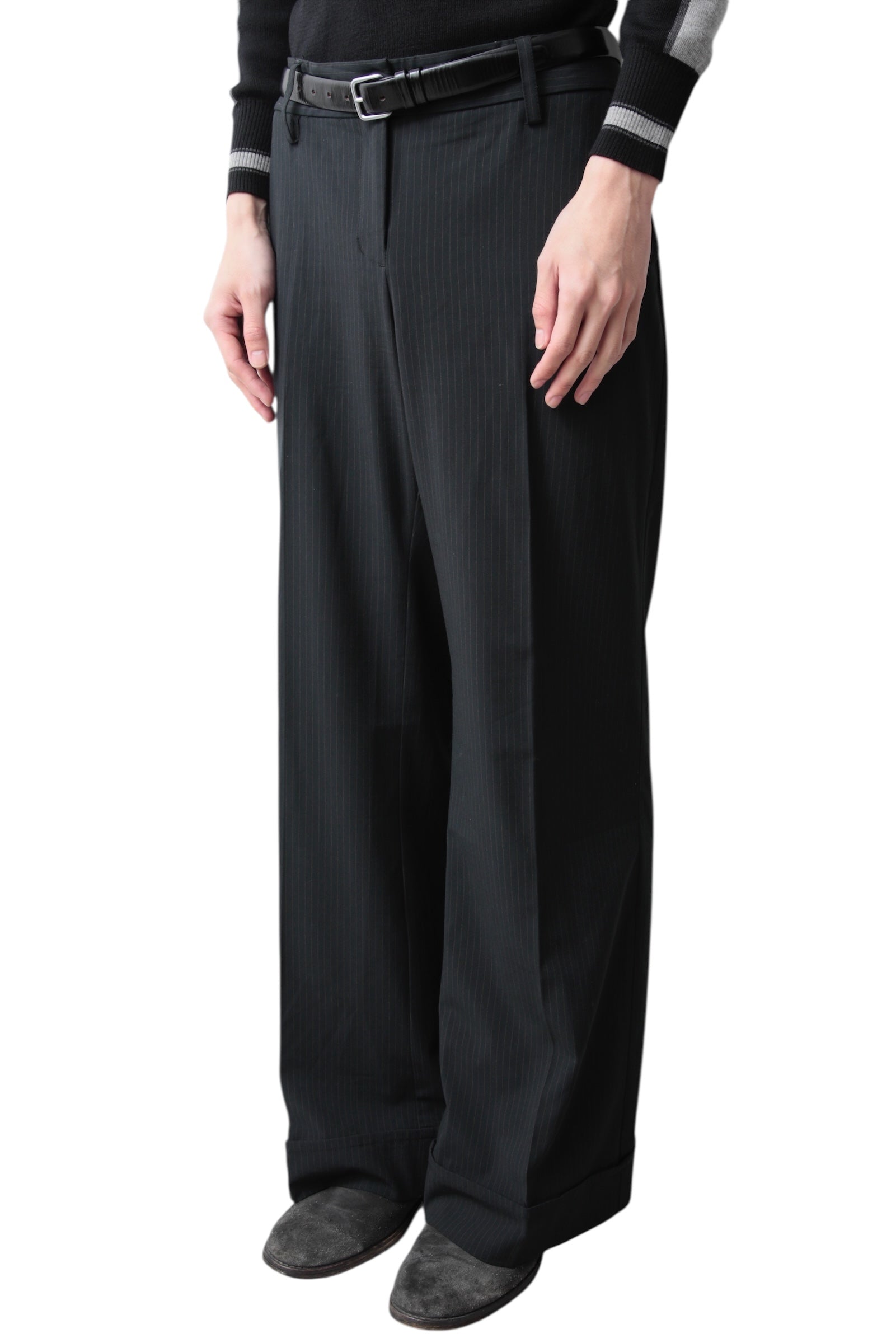 STRIPE FLARE SLACKS