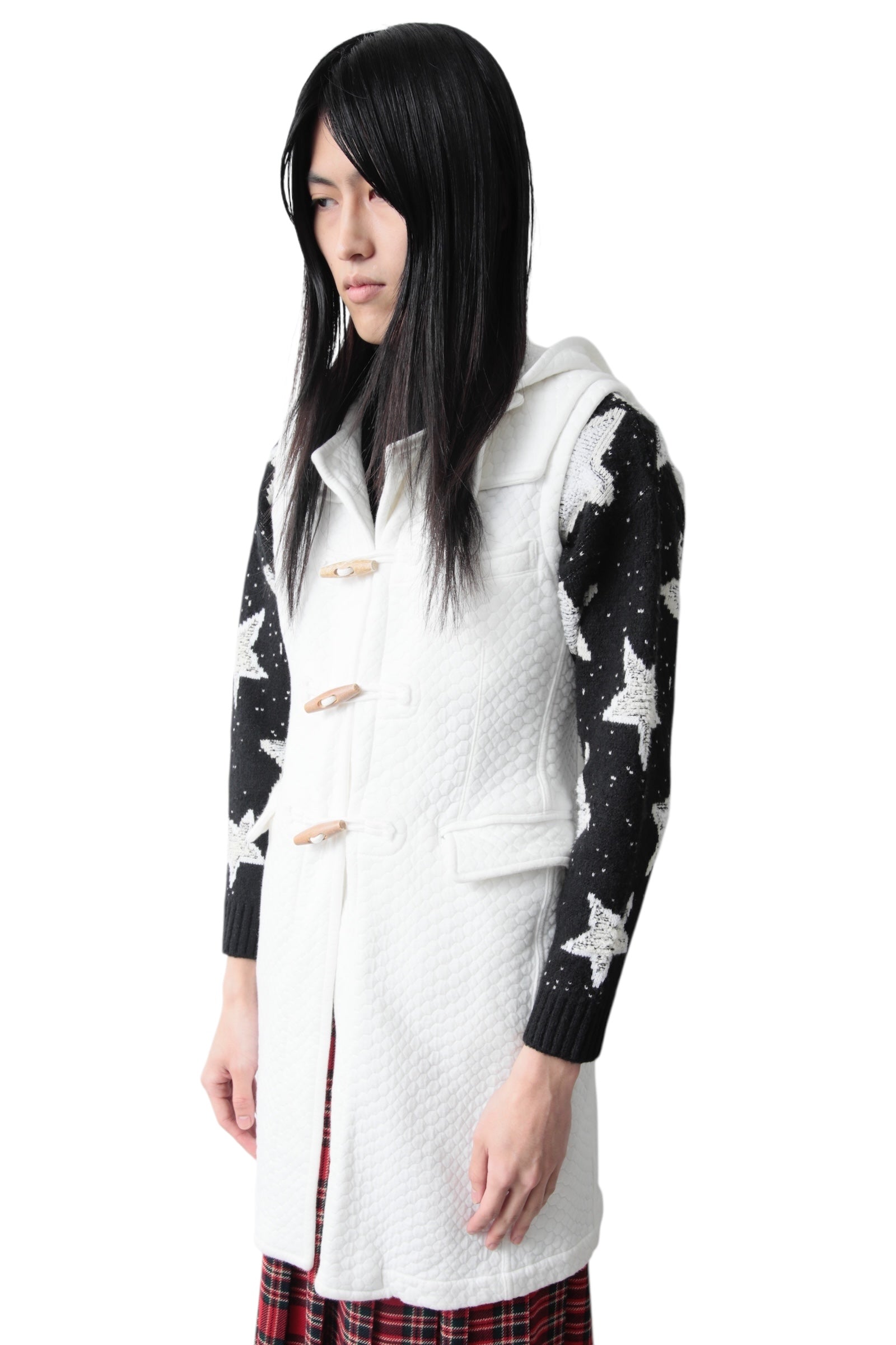 AD2011 COMME DES GARCONS HOMME PLUS NO SLEEVE DUFFLE COAT