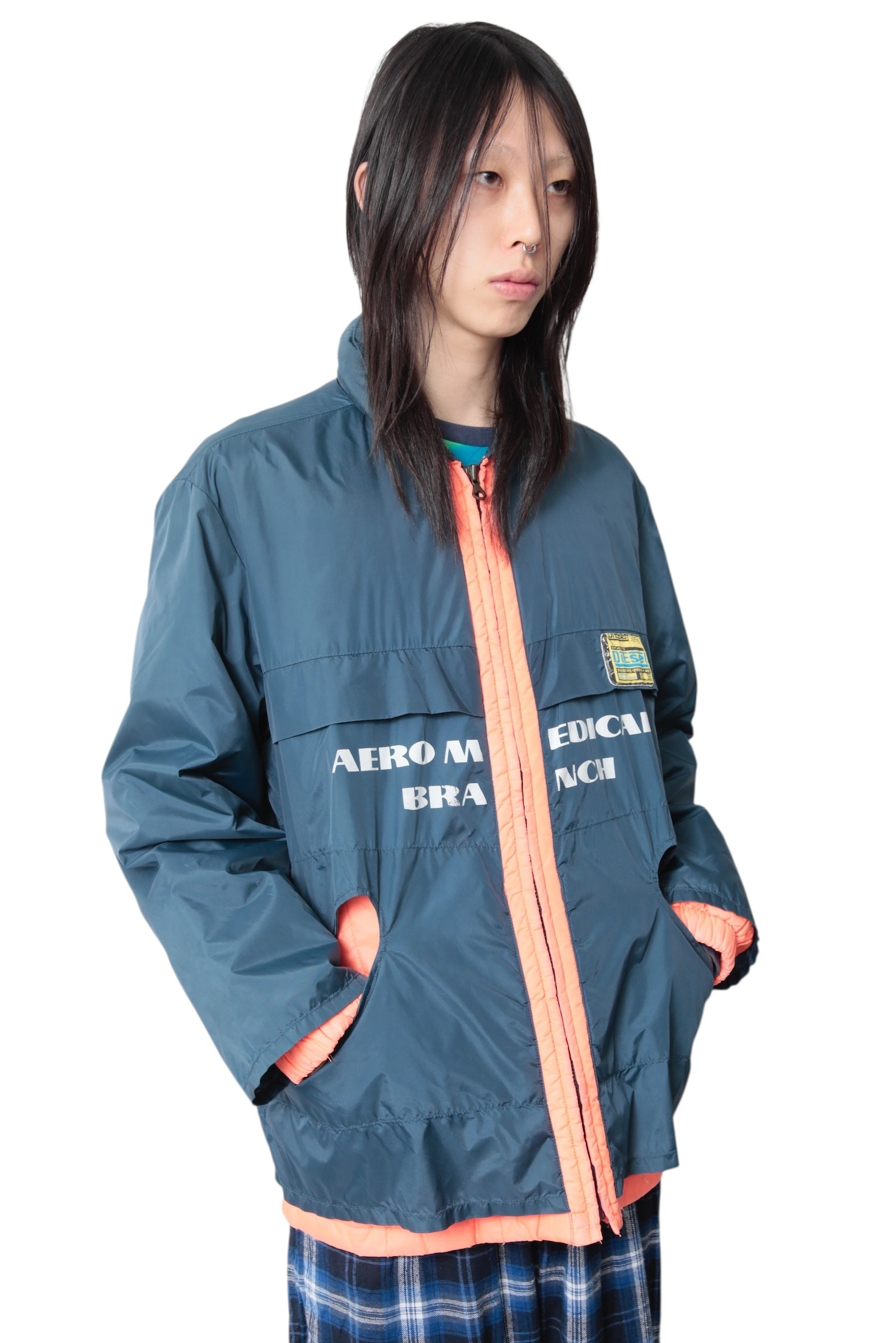 DIESEL BI COLOR ZIP SPORT JACKET – THE ELEPHANT