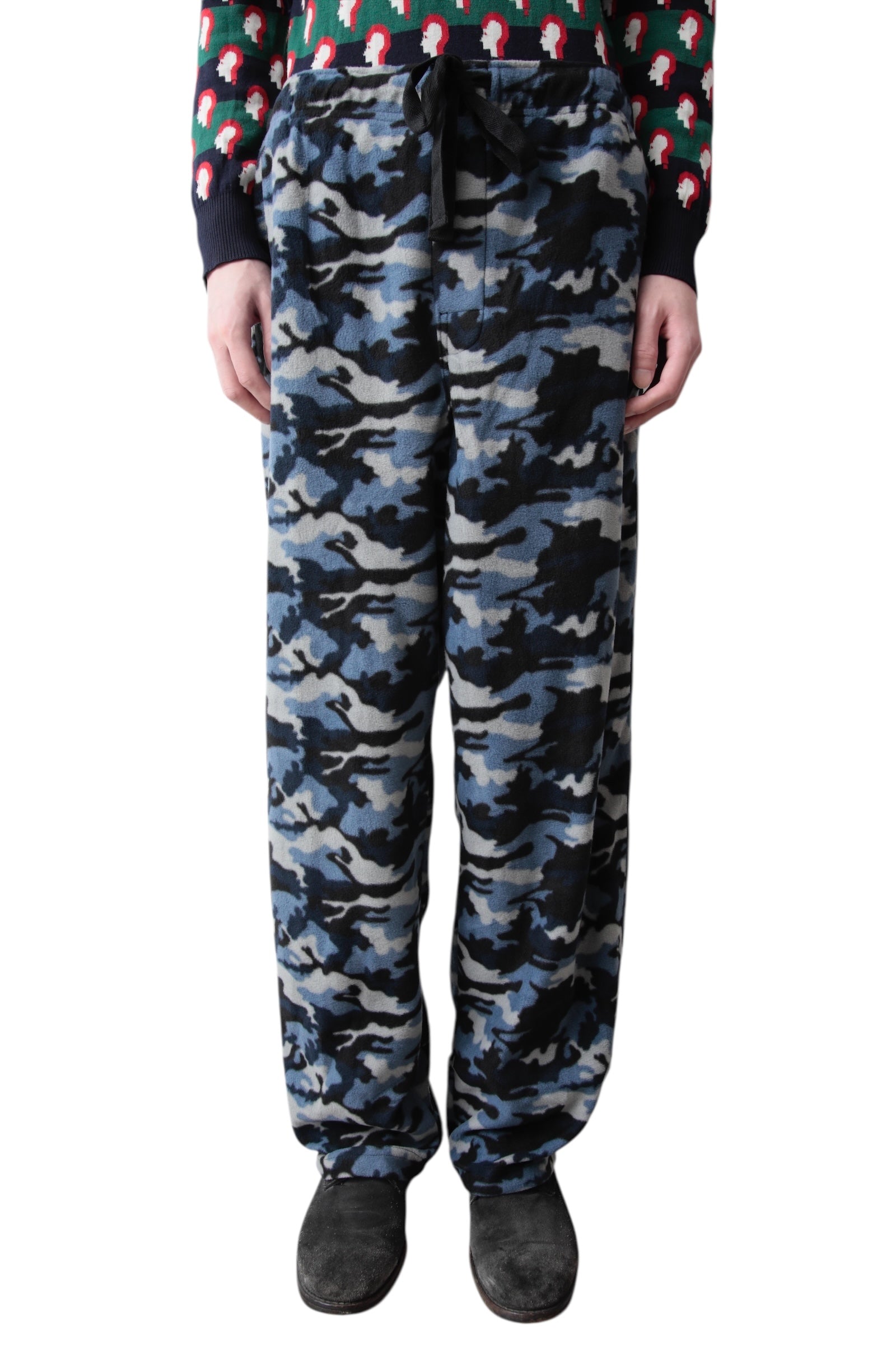 BLUE CAMO PAJAMA PANTS