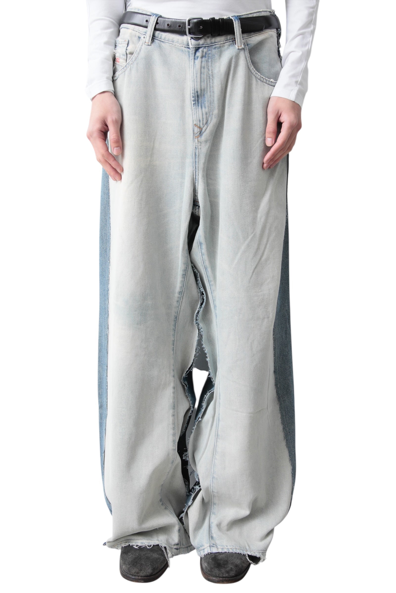 PROTOTYPES BLUE DENIM BLUE OVERSIZED JEAN