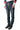 CABANE DE ZUCCA MULTI BUTTONS STRAIGHT DENIM PANTS