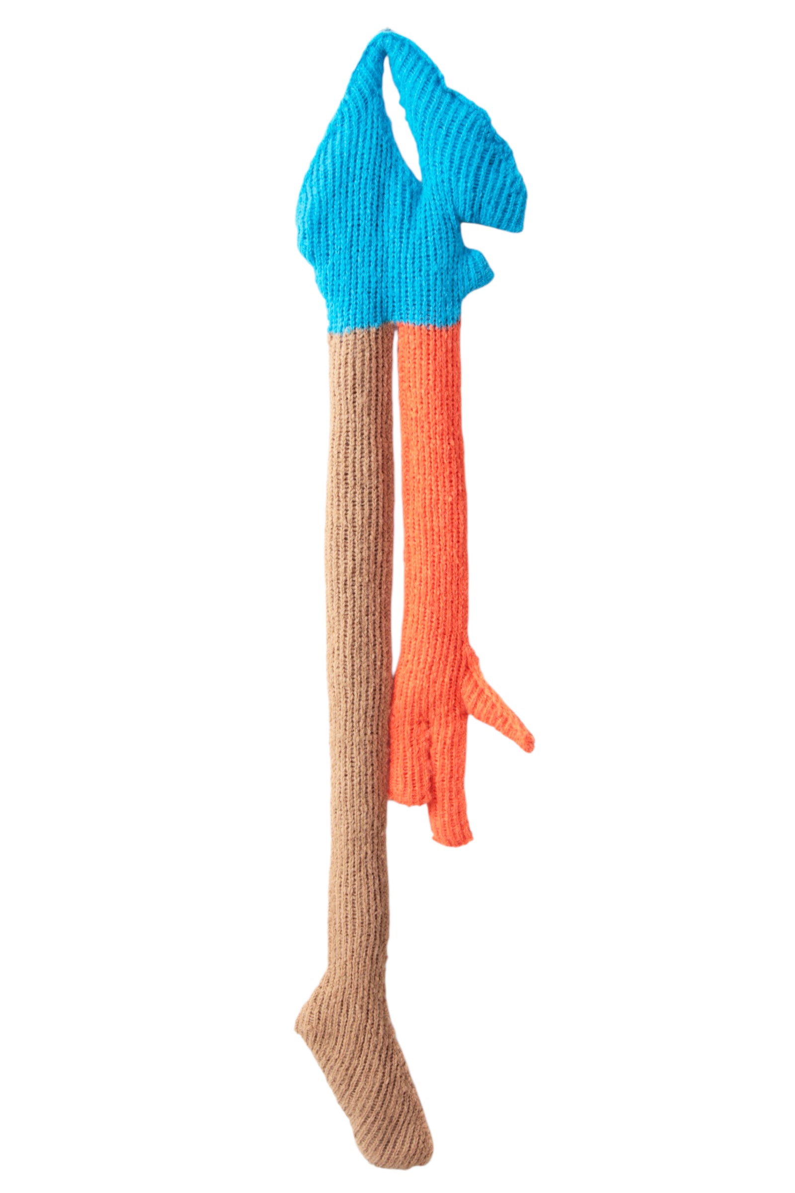 WALTER VAN BEIRENDONCK ALIEN KNITTED SCARF