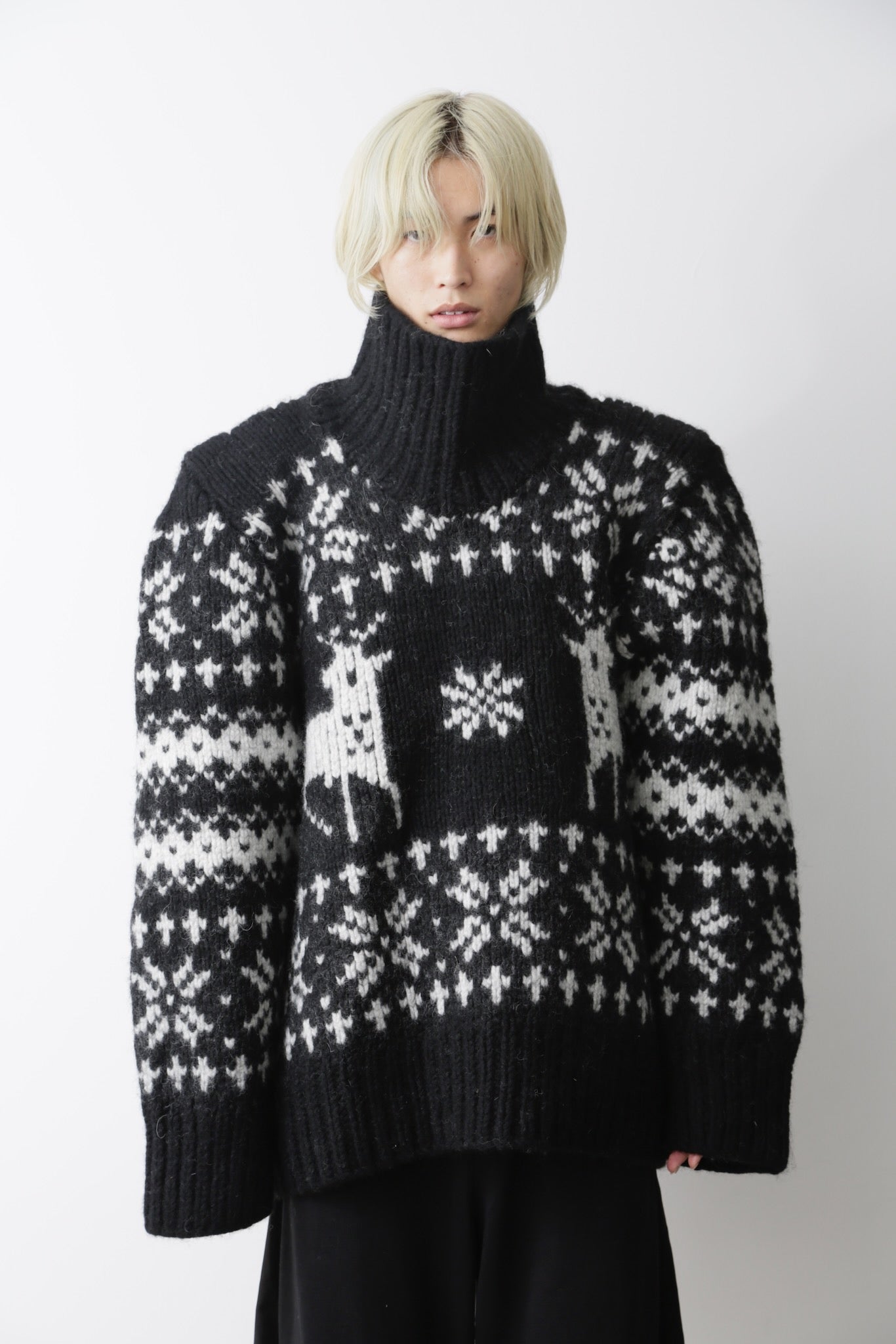 KEISUKEYOSHIDA BIG COWICHAN SWEATER