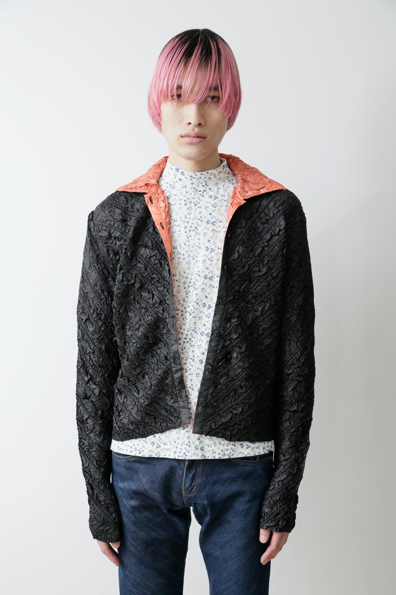 QUILTED TWO-TONE BLOUSON