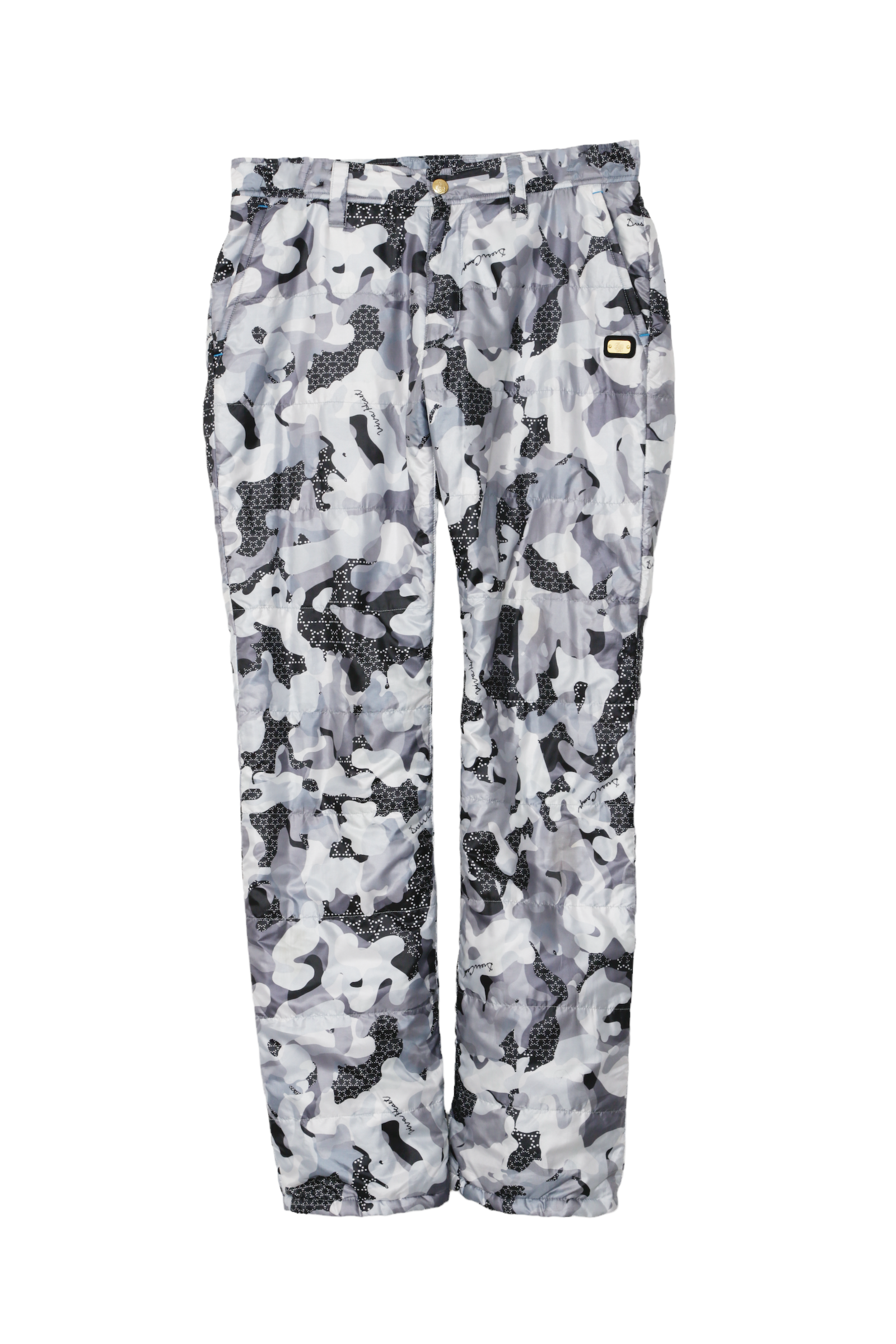 STAR CAMOUFLAGE PUFFER PANTS